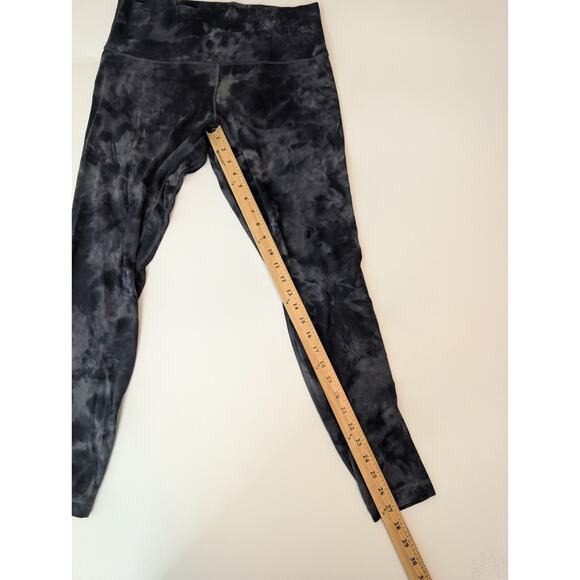 Lululemon Align Hi-Rise Pant 28" - Diamond Dye Graphite Grey Bronze Green SZ 12 - Picture 4 of 11